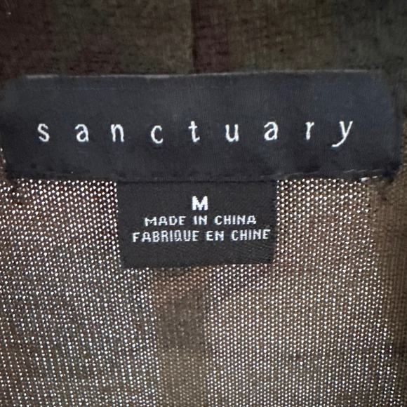 Sanctuary Anthropologie Size Medium Green Camo Long Cardigan Sweater Casual - Picture 5 of 8